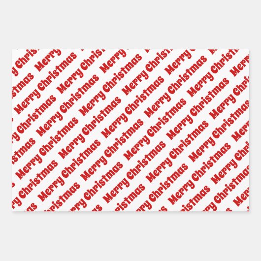 Rood- en witte bomen Vroege kerstvakantie Inpakpapier Vel (Voorkant 3)