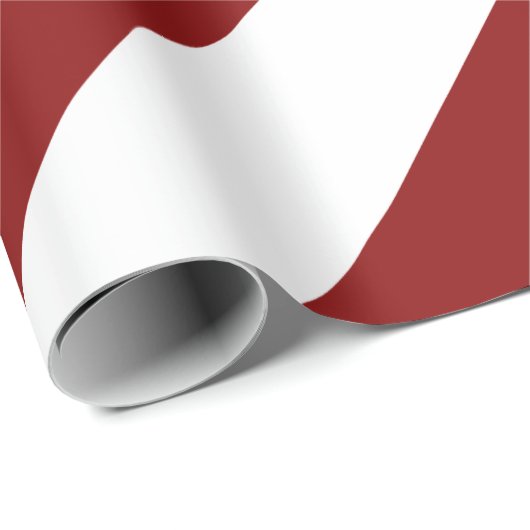 Rood- en witte Chevrons Cadeaupapier (Rol Hoek)