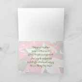 Rood- en witte feestdag met kerstkaart feestdagen kaart (Binnen)