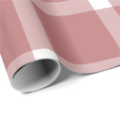 Rood- en witte feestdag met kerstmis cadeaupapier (Rol Hoek)