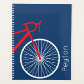 Rood- en witte fiets planner (Voorkant)