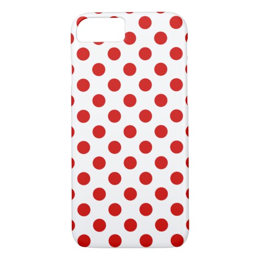 Rood- en witte haarvlekken Case-Mate iPhone case (Achterkant)