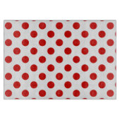 Rood- en witte haarvlekken snijplank (Voorkant)