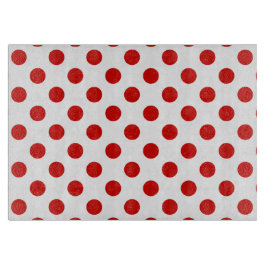 Rood- en witte haarvlekken snijplank