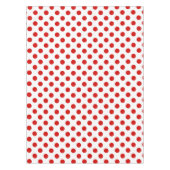 Rood- en witte haarvlekken tafelkleed (Voorkant)