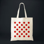 Rood- en witte haarvlekken tote bag<br><div class="desc">Rood- en witte haarvlekken</div>