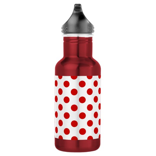 Rood- en witte haarvlekken waterfles  (Rechts)