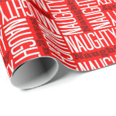 Rood- en witte kerst cadeaupapier (Rol Hoek)