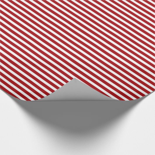 Rood- en witte kerst Magic Cadeaupapier (Hoek)