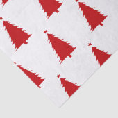 Rood- en witte kerstboom tissuepapier (Detail)