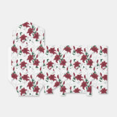 Rood- en witte kerstgalgen bedankdoosjes (Uitgevouwen)