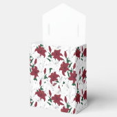 Rood- en witte kerstgalgen bedankdoosjes (Geopend)