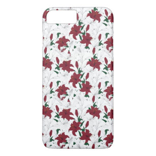 Rood- en witte kerstgalgen 	iPhone 8/7 plus hoesje