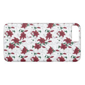 Rood- en witte kerstgalgen Case-Mate iPhone case (Achterkant (Horizontaal))