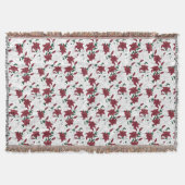 Rood- en witte kerstgalgen deken (Voorkant)