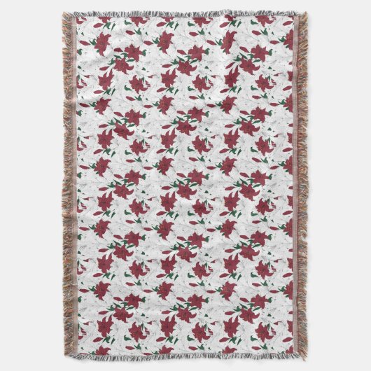 Rood- en witte kerstgalgen deken (Voorkant Verticaal)