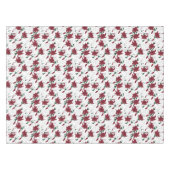 Rood- en witte kerstgalgen tafelkleed (Voorkant (Horizontaal))