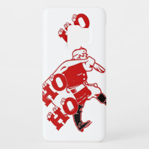 Rood en witte Kerstman die HoHoHo met geschenken l Case-Mate Samsung Galaxy S9 Hoesje