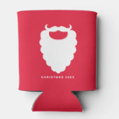 Rood- en witte kerstman Modern Holiday Blikjeskoeler (Achterkant)