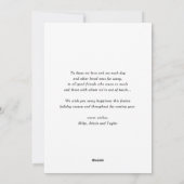 Rood- en witte kerstman Modern Holiday Feestdagenkaart (Achterkant)