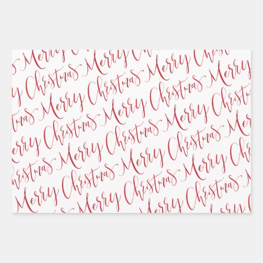 Rood- en witte kerstsnowflakes ster inpakpapier vel (Voorkant)