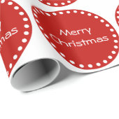 Rood- en witte poka Dot Persoonlijke Gift Wrap Cadeaupapier (Rol Hoek)