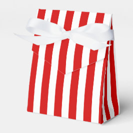 Rood- en witte snoepjes strepen bedankdoosjes