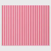 Rood- en witte snoepjes strepen cadeaupapier (Vlak)