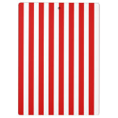 Rood- en witte snoepjes strepen klembord (Achterkant)