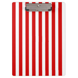 Rood- en witte snoepjes strepen klembord