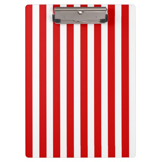 Rood- en witte snoepjes strepen klembord (Voorkant)