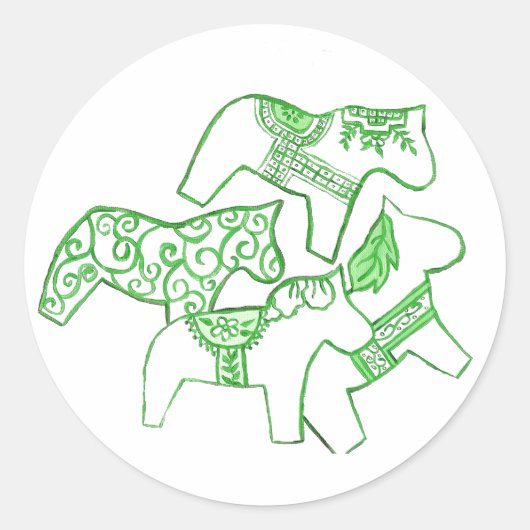 Rood- en witte Sticker (Voorkant)