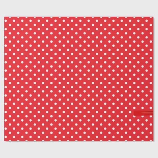 Rood- en witte Stippen A Cadeaupapier (Vlak)