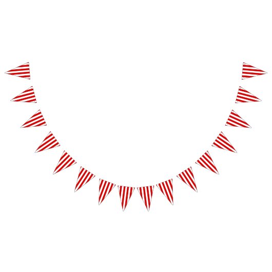Rood- en witte streep vlaggetjes (Alle)