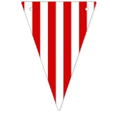 Rood- en witte streep vlaggetjes (Derde vlag)