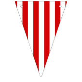 Rood- en witte streep vlaggetjes (Tweede vlag)