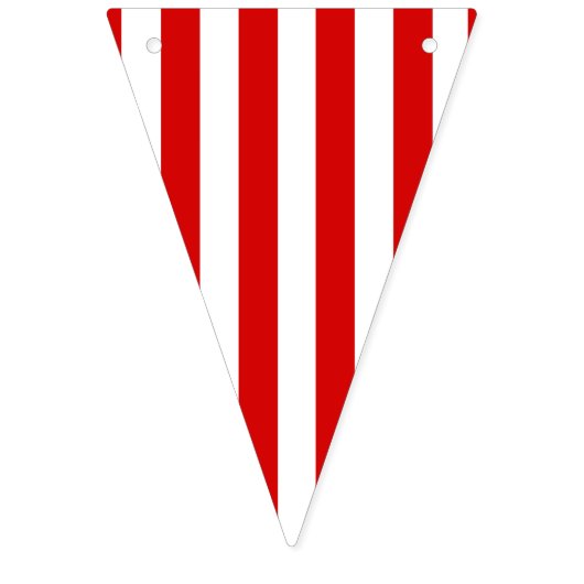 Rood- en witte streep vlaggetjes (Tweede vlag)