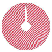 Rood- en witte strepen met kerstboomrokken kerstboom rok (Voorkant)