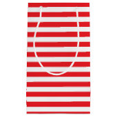 Rood- en witte strepes klein cadeauzakje (Voorkant)