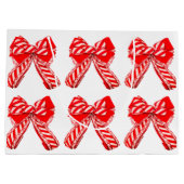 Rood- en witte tas groot cadeauzakje (Achterkant)