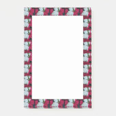 Rood- en witte variëteiten Poinsettia Holiday Post-it® Notes (Voorkant)