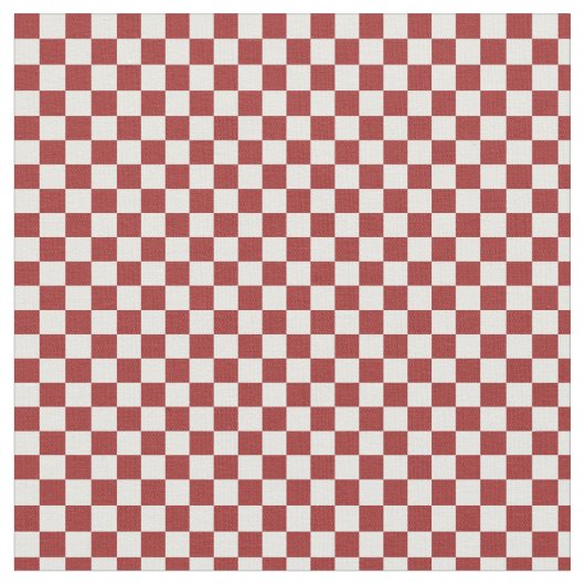 Rood- en witte vierkantjes stof (Close Up)