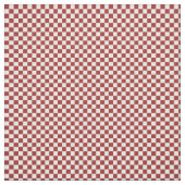 Rood- en witte vierkantjes stof (Swatch)