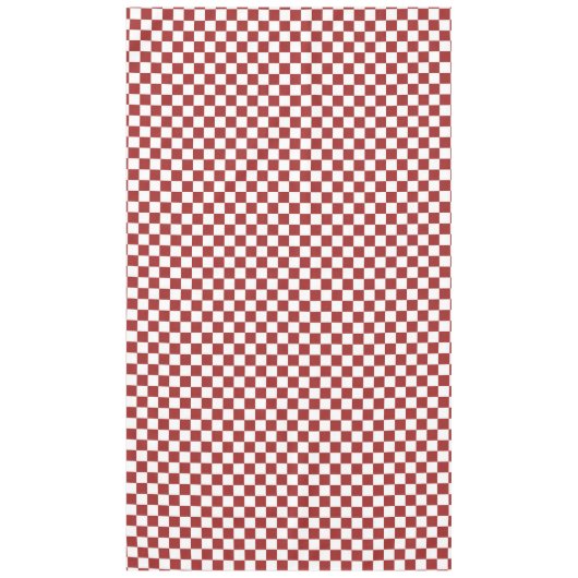 Rood- en witte vierkantjes tafelkleed (Voorkant)