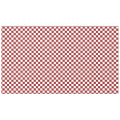 Rood- en witte vierkantjes tafelkleed (Voorkant (Horizontaal))