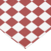 Rood- en witte vierkantjes tafelkleed (Gekanteld)