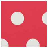 Rood- en witte vlekdot | Aanpassen Stof (Close Up)
