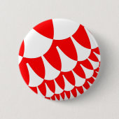 Rood- en witte weegschalen ronde button 5,7 cm (Voorkant)