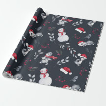 Rood- en wittebachenpinguïns en Snowmen