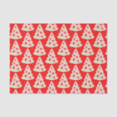 Rood- en witteborden met kerstcadeautjes tissuepapier (Voorkant)